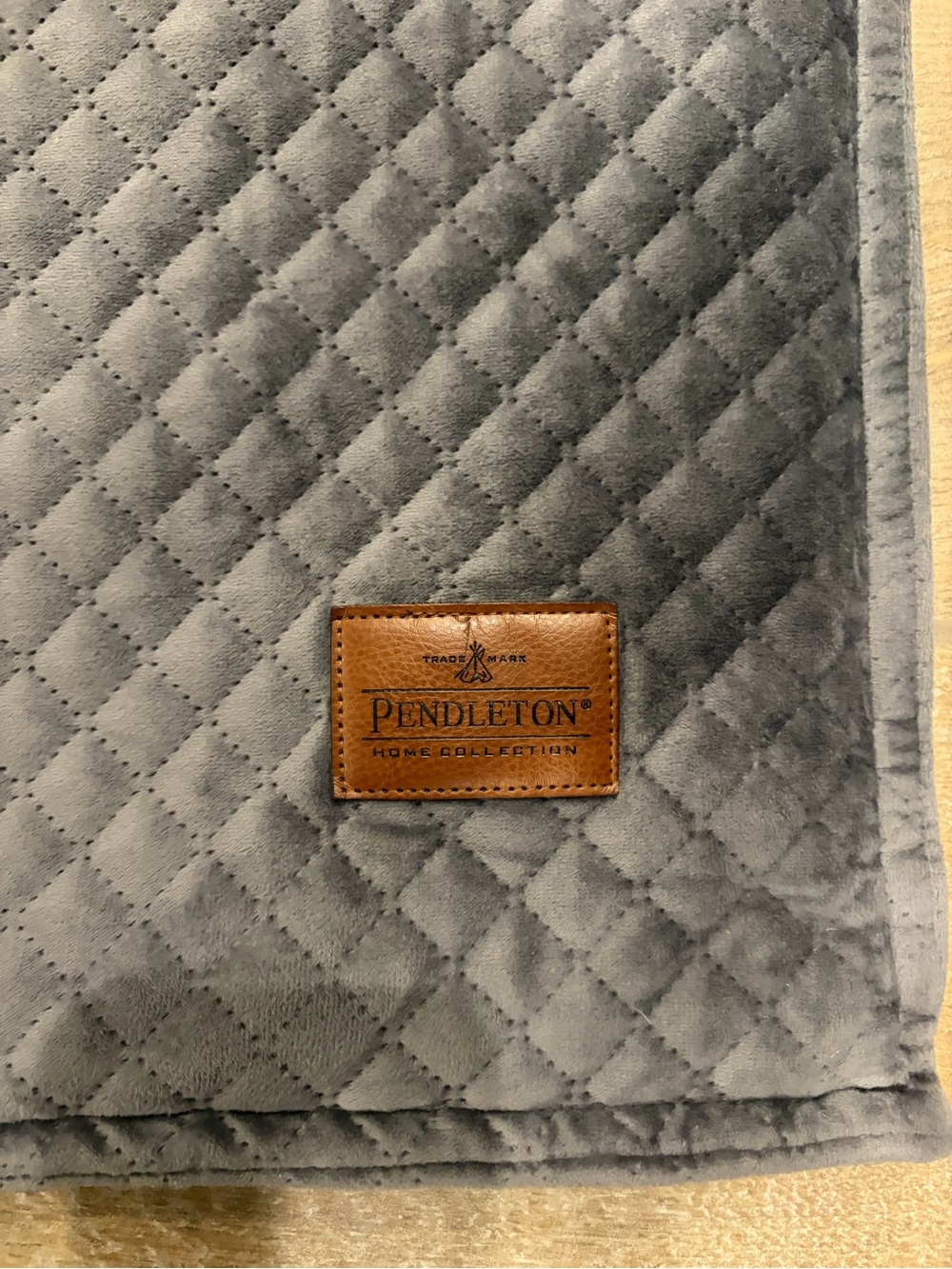 Pendleton blanket Duvet cover gray size 48 x 72 New never used